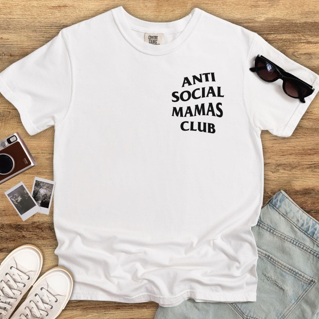 Anti-Social Mamas Club T-shirt