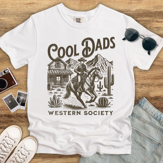 Cool Dad Western T-shirt