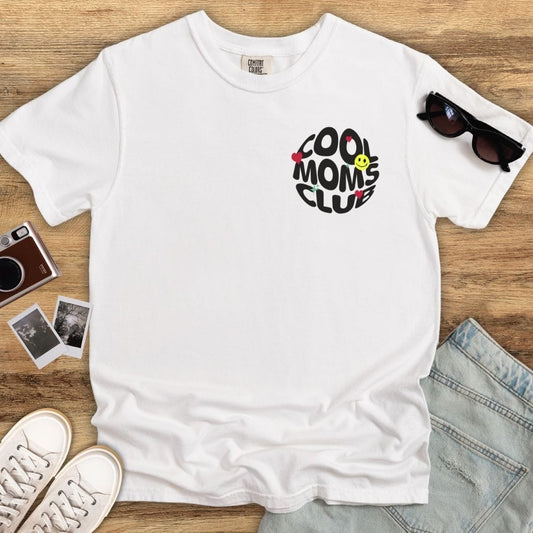 Moms Club Distorted Logo T-shirt