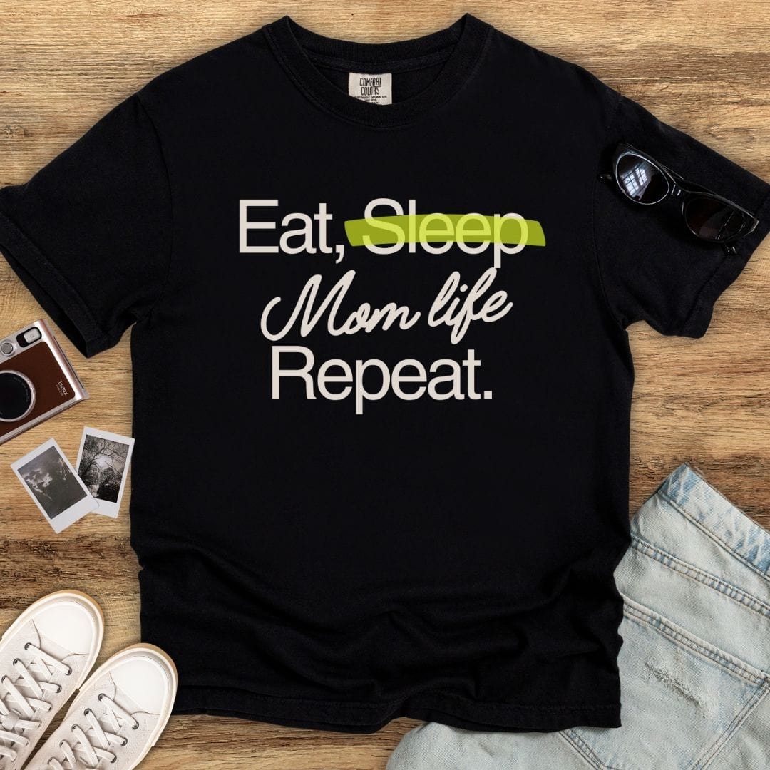 Mom Life on Repeat T-shirt