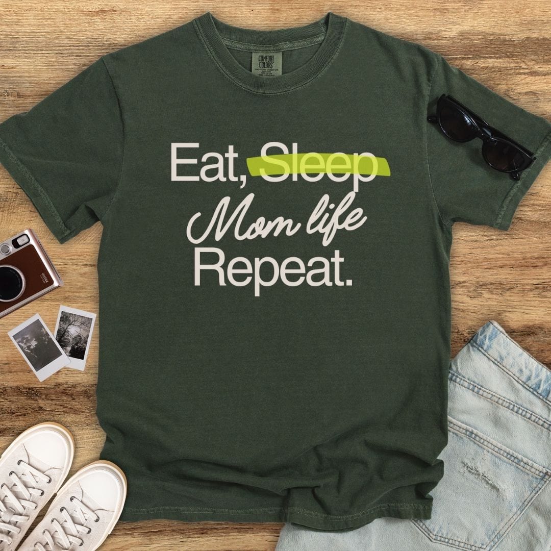 Mom Life on Repeat T-shirt