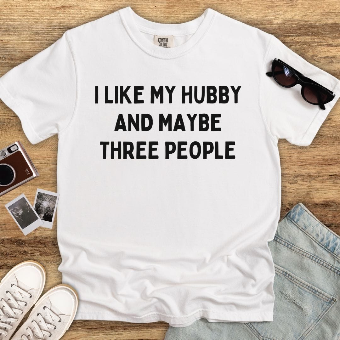 Hubby & 3 People T-shirt