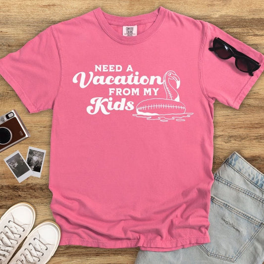 Vacation From My Kids T-shirt