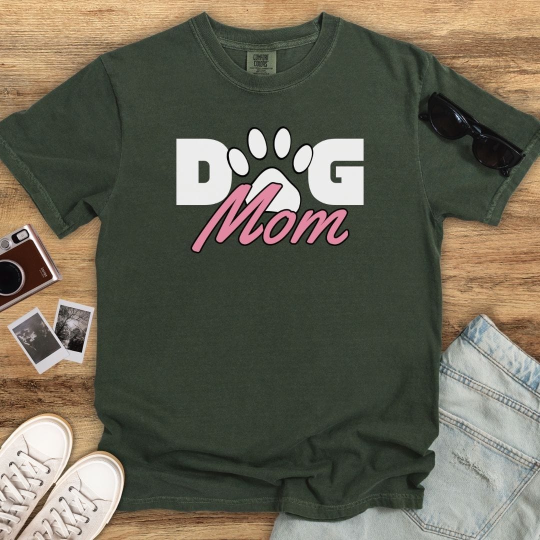 Dog Mom Paw T-shirt