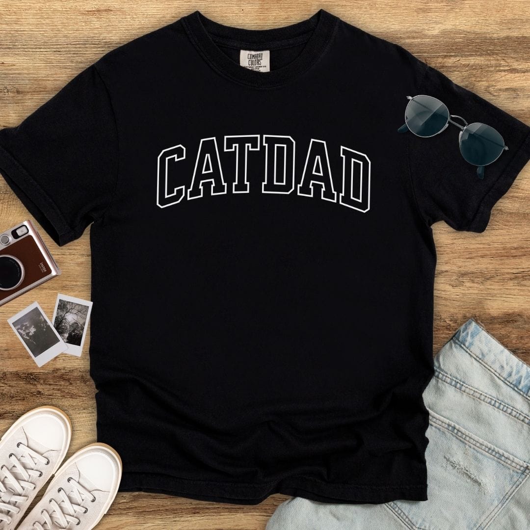 Varsity Catdad T-shirt