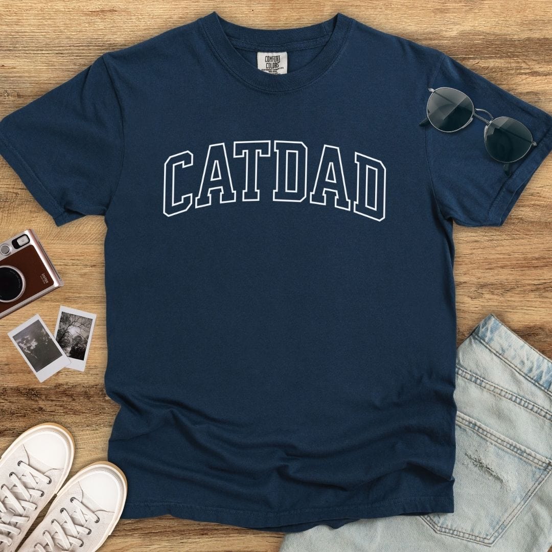 Varsity Catdad T-shirt