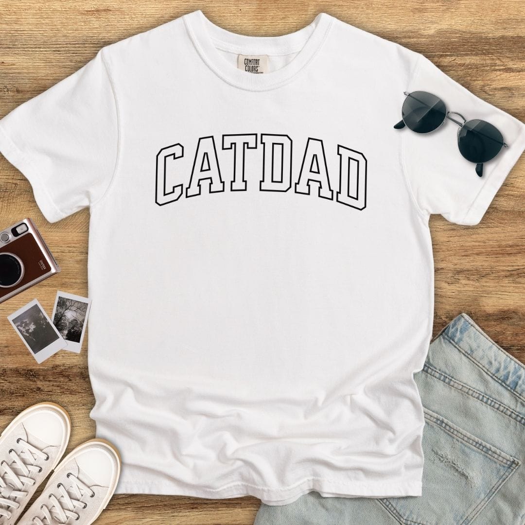 Varsity Catdad T-shirt