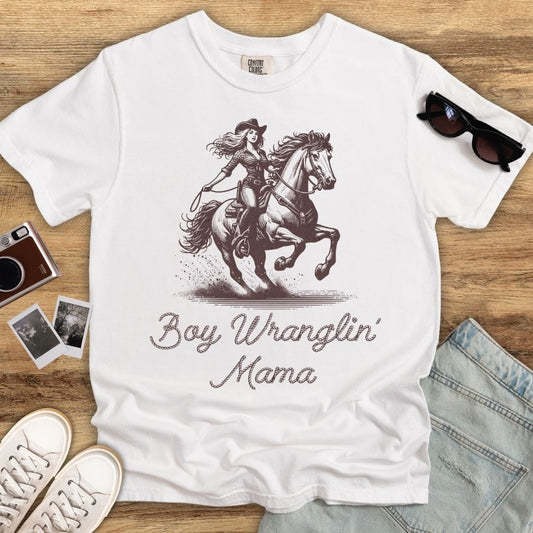 Boy Wranglin' Mama T-shirt